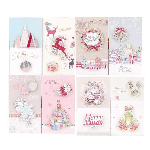 クリスマスカードグリーティングカードメッセージカード二つ折り年賀状クリスマスツリークリスマス飾り..