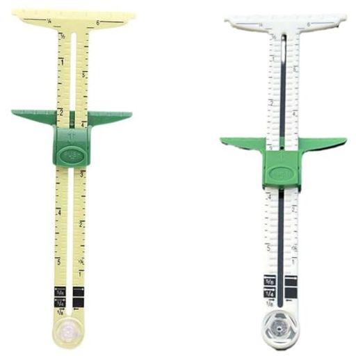 測定用縫製定規縫製用スライドゲージ縫製シーム定規測定ゲージ定規サイザーヘルパーアルミニウムプラス..