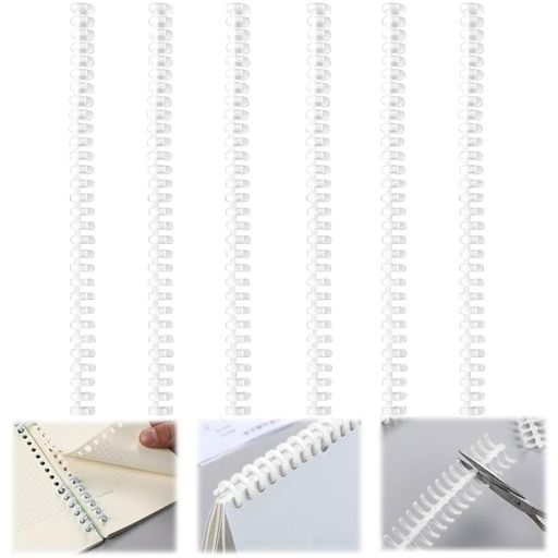 ルーズリーフバインダー事務用品ルーズリーフリングルーズリーフ用30穴リング(6個入り)A4/B5/A5サイズ..