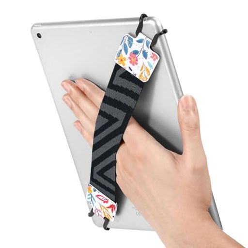 タブレットバンドDadanismシリコンフックタブレット用ハンドバンドハンドストラップタブレットホルダー..