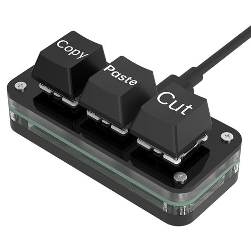 BRIMFORDショートカットキーボードマクロキーボード片手キーボードプログラマブルキーボードミニキーボードカスタム可能なキー有線コピー&ペースト&カット3キーゲーミングキーボードメ… BRIMFORDショートカットキーボードマクロキーボード片手キーボードプログラマブルキーボードミニキーボードカスタム可能なキー有線コピー&ペースト&カット3キーゲーミングキーボードメ…