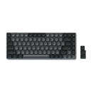 SATECHISM1メカニカルキーボードワイヤレスLEDバックライト付きBLUETOOTH/USB-Aレシーバー/USB-C有線モード切り替え84キー75%コンパクトキーボードBLUETOOTHUS英語配列MAC(2)