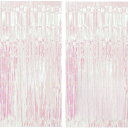 タッセルカーテンキラキラ【2枚セット】BRAVESHINE半透明キラキラカーテン100cm*200cm誕生日パーティー飾りカーテンbirthdaydecorations誕生日会女子会展示会部屋の装飾
