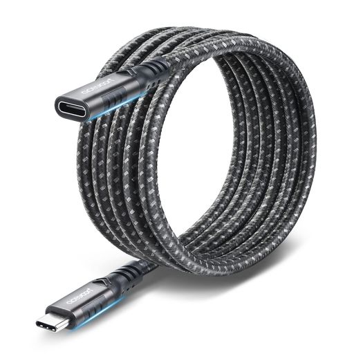 aceyoonUSBType-C延長ケーブル2MUSB-C延長コードUSB3.1Gen210Gbps高速データ転送4K@60hz解像度2メートル100W/5A急速充電ナイロン編みオス-メスタイプC各機種対応USBC aceyoonUSBType-C延長ケーブル2MUSB-C延長コードUSB3.1Gen210Gbps高速データ転送4K@60hz解像度2メートル100W/5A急速充電ナイロン編みオス-メスタイプC各機種対応USBC