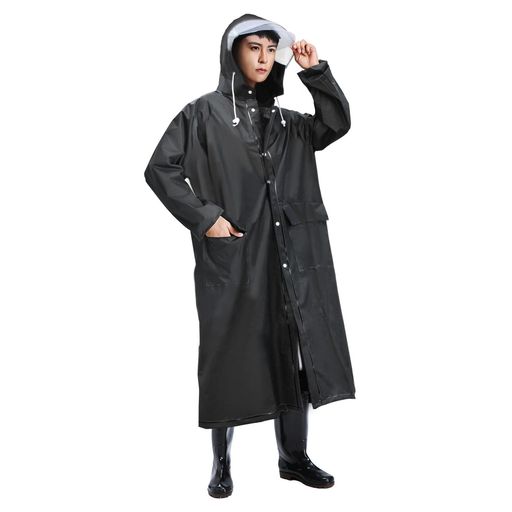 [Jerise]【透明レインバイザー付き】レインコート大きいサイズ男女兼用リュック対応超撥水レインウェアバイク自転車雨合羽レインポンチョロング防水防風メンズ雨具梅雨対策豪雨対応軽…