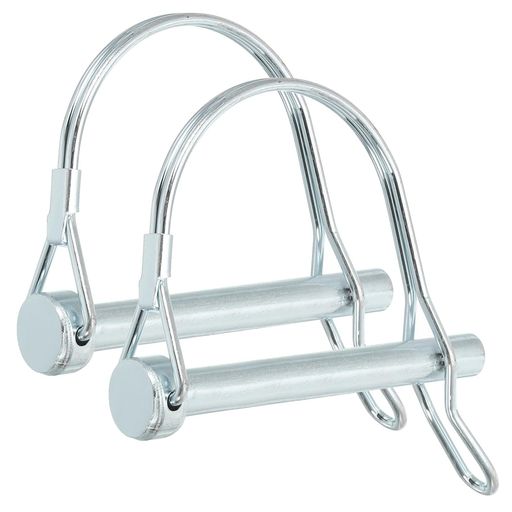 PATIKILシャフトロックピンWイヤ5/16x2-3/8”2個セットセーフティカプラーピンPTOピンラウンドアーチワ..