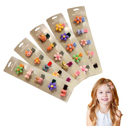 ベビーヘアクリップ25点セットヘアピン赤ちゃん花キャラクターリボン蝶結びおしゃれかわいい前髪クリップ髪留めパッチンピンヘアアクセサリー女の子髪飾りキッズ子供誕生...