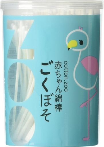 コットンZOO 赤ちゃん綿棒 ごくぼそ 水滴型 200本入｜詳細画像
