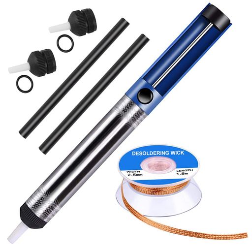 Youmileはんだ吸盤はんだ吸い取り真空ポンプはんだ除去ツールはんだ付けアクセサリはんだ吸い取り芯付..