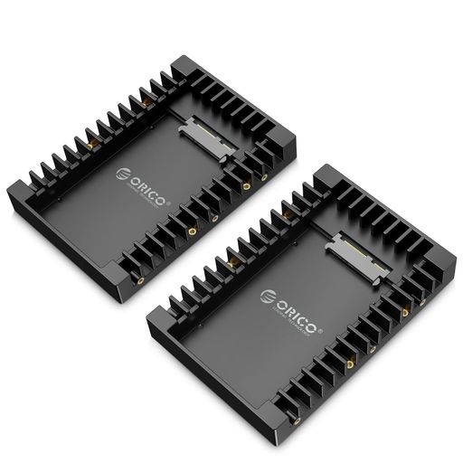 【2.5-3.5インチ変換】手軽に2.5インチのSATA HDD/SSDを3.5インチの仕様に変換できるマウンターです。12.5mm以下の2.5インチハードディスクに対応しています。 【簡単に使用】製品本体にSATA3.0インターフェースが内蔵されており、ケーブルの設置が不要で簡単に使用できます。ABSプラスチックを採用し、耐久性に優れています。 【高速転送】SATA3.0通信プロトコルを採用し、最大転送速度は6Gbpsです。HD映画や資料などを素早く転送できます。Windows、Mac OS、Linuxと互換性があります。 【広範囲に対応】ディスクトップパソコンのホストや多台用3.5インチHDDケースなど、様々なデバイスと組み合わせて使用できます。12ヶ月の保証期間があり、安心して購入できます。 2.5 3.5 変換 マウンタ ssd マウンタ ssd ブラケット hd