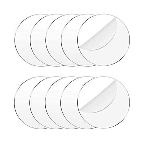 透明アクリル板10枚直径100mm厚さ3mm丸アクリルプレート看板インテリア撮影台標本展示キーホルダー置物..