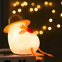 CLEAYODO癒しのアヒルライト|ぷにぷにシリコン製3段階調光|充電3時間/連続20時間使用|授乳/寝室/キッズルーム用USB充電式出産祝い・クリスマスギフトに(帽子付きプレゼント対応)