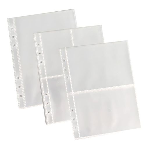 CARPEDIEMa5透明カード冊子1枚入れ2枚入れ4枚入れルーズリーフカード冊子6穴収納入れカードファイルポストカードファイル透明30枚入り