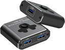 【双方向】USB3.0切替器2入力1出力/1入力2出力セレクター双方向...(2)