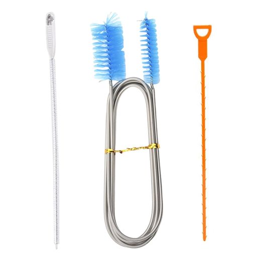 Jraveztパイプブラシパイプクリーナー3個セット排水管洗浄ブラシ柔軟折り畳み可能ホースパイプブラシ水..