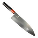 漁川大出刃包丁【黒檀と紅檀八角柄】【10Cr15MoV鋼】【刃渡218】右利き料理用魚介捌くプロが使う、「本物」の和式包丁を