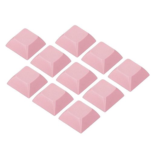 カラー:ピンク; 材質:PBT; 適合:ユニバーサルMXスイッチキーボード; サイズ:18 x 18 x 7.5mm(L*W*H); パッケージ内容:10 x キーキャップ 利点:PBT製で、丈夫で耐久性があり、高い機械的特性、高い硬度、耐高温性、耐老化性という利点があります。人間工学に基づいたステップラジアン設計とラインフローを採用します。キーボードを自然な姿勢で叩き、長時間の打撃のしやすさを実感できます。空白のキーキャップ、キーキャップは文字なしで設計されています。キーキャップの構造設計は合理的で、簡単に引き出すことができ、取り付けと交換が簡単です。 説明:キーキャップをキーボードシャフトに直接押し付け、交換する必要がある場合は直接引き出します。 応用:このキーボードアクセサリは、家庭用およびオフィス用のコンピュータキーボードのメンテナンスと修理用です。 注意:パッケージにはキーキャップのみが含まれ、キーボードは含まれていません。