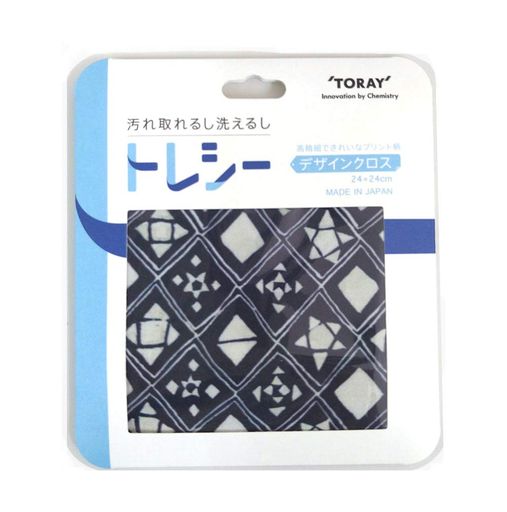 東レ(TORAY) トレシー クリーニングクロス メガネ拭き 液晶クリーナー スマホクリーナー 24x24cm 日本製 デザイン クロス 小紋 A2424P-WOO TA6
