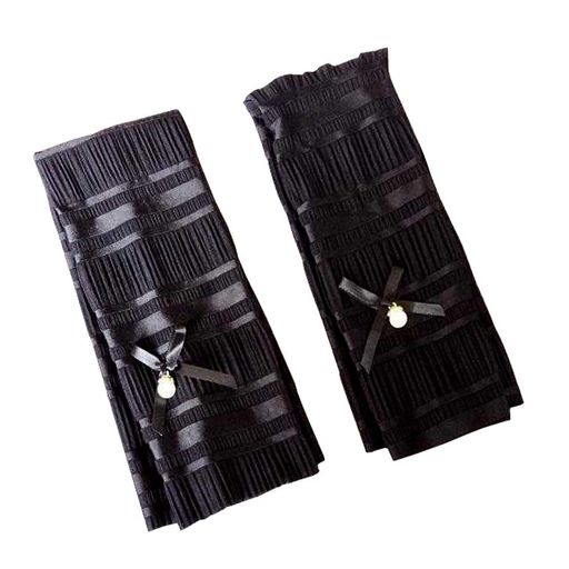 [Mskikefly]UVカットアームカバーロング55cm日焼け止め紫外線防止日よけ手袋薄手指なし夏UV対策速乾滑り止めレース腕カバー指穴なしドライブ自転車運転通勤冷房外出涼しい大人通気性しっ…