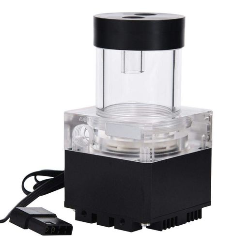 Vbestlife水冷却ポンプタンク800L/H高速熱消散LED電源コンピュータポンプポンプヘッドPC液体冷却システ..