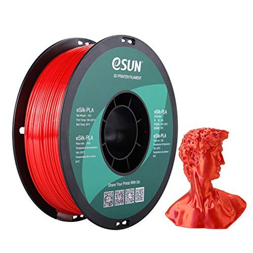 eSUN Silk PLA 3Dプリンターフィラメント シルク PLA 寸法精度+/- 0.05mm、1.75mm...