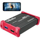 Basicolorキャプチャーボード4K30FPSパススルー対応キャプチャーボードSwitch対応1080P60FPSキャプチャービデオキャプチャーUSB3.0高速伝送ゲームキャプチャードライバー不要SwitchPS4PS3(2)