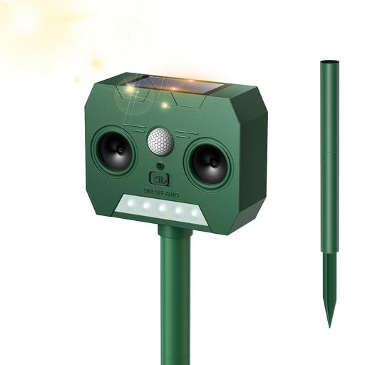 【2025強力害獣対策】猫よけ超音波動物撃退器犬よけ鳥よけ野良猫対策赤外線PIRセンサー2つ超音波スピー..