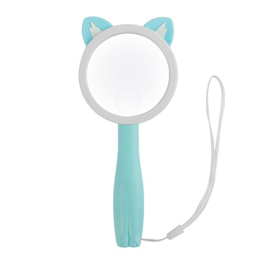 手持ちルーペ子供用拡大鏡2拡大レンズ5倍10倍拡大ルーペ可愛い虫眼鏡クマ猫カエルキャラ小学生幼稚園科学実験地図新聞読み昆虫や植物観察子供高齢者読書ルーペ男の子女の子おもちゃ…