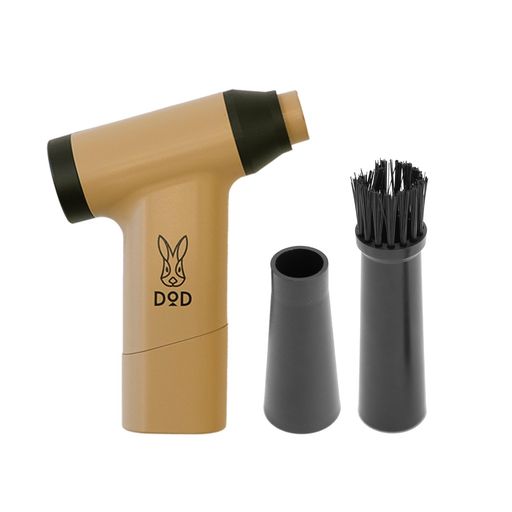 DOD(ディーオーディー)トバシマクリスT充電式エアダスター無段階風量飛ばしまくりパワー大容量2500mAhキャリーバッグ付【テント/車内の掃除や火起こしに】DP1-199-TN