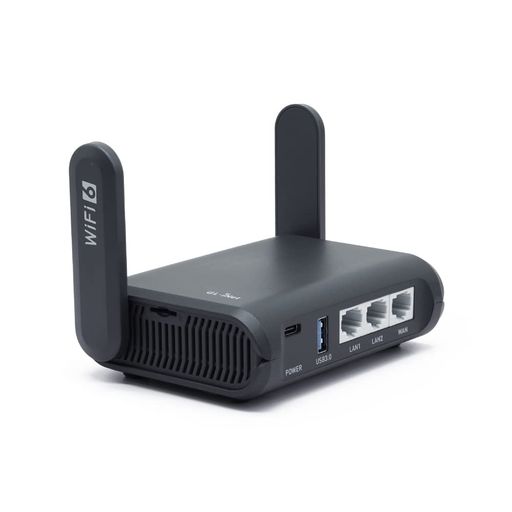 GL.iNetGL-AXT1800(SlateAX)WiFiルーターWiFi6無線LANVPNトラベルデュアルバンド11b/g/n/ac/ax1201Mbps(5GHz)+574Mbps(2.4GHz) GL.iNetGL-AXT1800(SlateAX)WiFiルーターWiFi6無線LANVPNトラベルデュアルバンド11b/g/n/ac/ax1201Mbps(5GHz)+574Mbps(2.4GHz)
