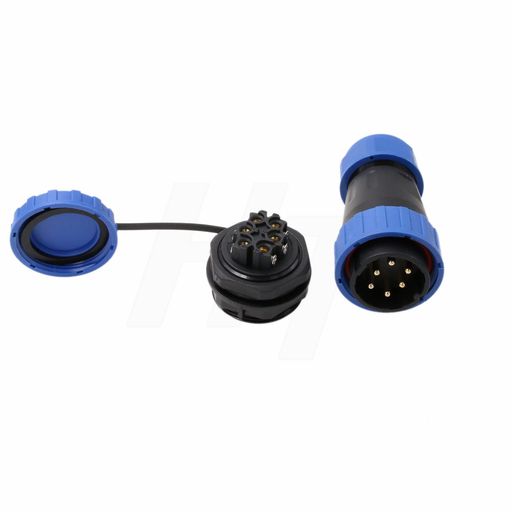 HangTonTY286ピン25A航空防水コネクタオスメス12gaワイヤプラグソケットネジクリンプはんだフリークイ..