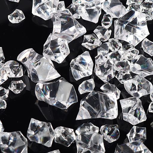 Dekoriフェイクアイスキューブアクリル透明不規則水晶石結婚式バー飾りロマンチック雰囲気DIY飾り観葉..