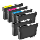 ノーブランド品KarasakiMUG-4CL互換インクエプソン用EPSON用MUGインクマグカップインクMUG-BKMUG-CMUG-MMUG-Y4色セット+2黒合計6本対応機種:EW-052A/EW-452A【大容量/残量表示対応/個包装】BK