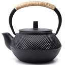 鉄瓶鉄器急須ホーローなし鉄分補給茶こし付きおしゃれティーポットIH直火対応300ML
