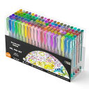 SHUTTLEARTジェルボールペングリッターペンカラーペン240パック120色セット120色替え芯水性塗り絵スケッチ落書き絵描きフォトアルバムDIY手帳子供用...