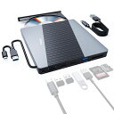 Unitek7-in-1外付けCD/DVDドライブUSBハブUSB3....(2)