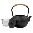 鉄瓶鉄器南部鉄器急須やかん・ケトルih直火対応鉄びん鉄の急須やかん茶こし付きおしゃれ鉄分補給ティーポット伝統工芸品贈り物家庭用鉄ケトル誕生日、結婚、新築、クリスマス、業務…