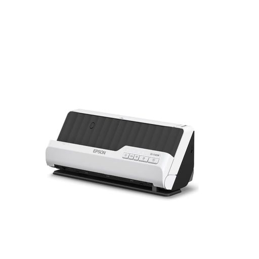 本体同梱品:USB2.0 TypeA-Cケーブル(約1.5m)、電源アダプター、電源コード、レシート給紙ガイド、レシート排紙サポート、セットアップガイド、保証書 Uターン給紙採用で、設置も操作もコンパクトを実現。 スキャンした原稿をスキャナー本体上部に排出するため、排紙スペースがいらず、設置スペースが限られたカウンターや狭いデスクでも効率的に作業できます。 通帳もパスポートもスキャン可能。スキャナーをストレート姿勢にして、通帳などの冊子(注1)やパスポート(注1)(注2)、身分証などのプラスチックカードがスキャンできます。さらに、A3/B4サイズなどの大判原稿(注1)は二つ折りにして、読み取り可能です。 (注1)DS-C420Wについて:大判原稿の読み取りには別売のキャリアシートが、パスポートの読み取りには別売のパスポートキャリアシートが必要です。冊子の読み取りは非対応です。 (注2)Document Capture Proを使用してTD1準拠のIDカードに含まれる情報を認識可能です。 コンパクトでも1分間に30枚の高速スキャンを実現。 1分間にA4原稿で30枚、両面60面の高速スキャンを実現。