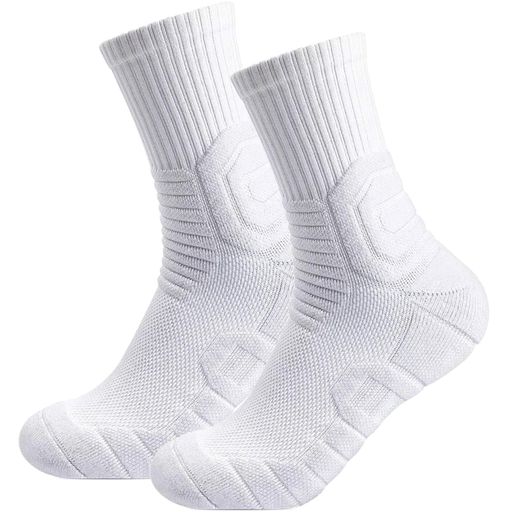 [Aqinmony]無地バスケットボールソックスメンズスポーツソックス試合/練習用中厚手滑り止めアウトドア..