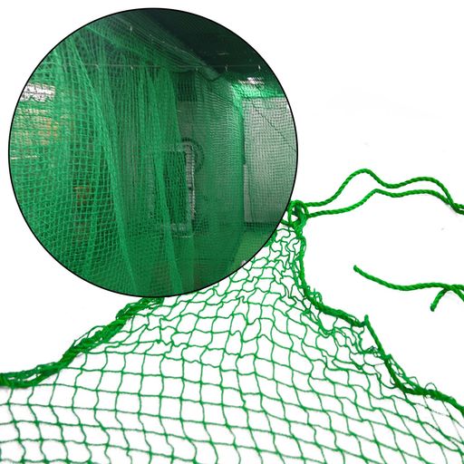 KaplerPP養生ネット万能グリーンネットバッティングカラビナ結束バンド付き野球・ゴルフ練習用防犯階段..