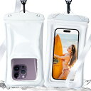 スマホ防水ケース水に浮くIP68認証顔認証撮影通話画面操作浮き輪IPHONE1413PROMAX1211XRSEANDROID7インチ以下対応タッチ快適小物管理お風呂海プール水泳温泉など適用(2)