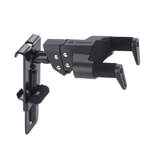 ウクレレ用ショートアーム・ネックハンガー ネット(メッシュ)タイプの壁面に取り付け可能 全長:130mm 自重:0.3kg 耐荷重:4.0kg