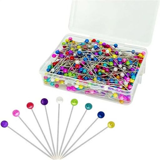 YACHUN画鋲押しピン虫ピン割りピン600個入り縫い針しんじゅ針縫製ピン画びょうDIY用手芸用品地図写真装..