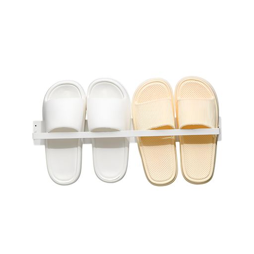 [ahomeone]磁石吸着式スリッパラック2-4足用省スペース壁掛け玄関/浴室/室内/ホテル対応強力磁力3kg耐..