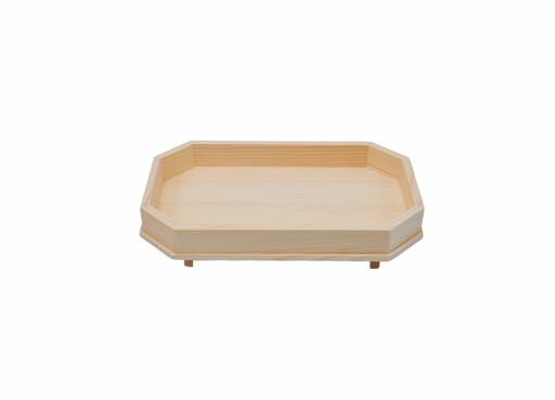 足打三宝・三方8寸神棚用神饌神具ひのき足付き三宝幅25奥行15高さ6cm
