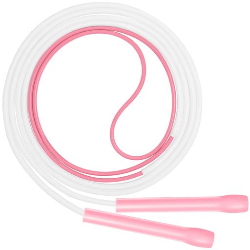 素材:グリップ/ABS、ロープ/PVC 寸法:ロープ/ 長さ270cm*φ5mm(中央部φ3.5mm)、グリップ12cm 【革新的な分段ロープ】ロープの中間部は細いデザイン、空気抵抗が少なく、素早くロープを回す二重跳びに最適!ロープの両端はφ5mmの太さで適度な重さがあるため、少ない力で回せて跳びやすいです。 子供でもしっかり握れるグリップ。 本体重量:約83g。軽くて回しやすく跳び心地もよく、長時間飛んでも疲れにくい。