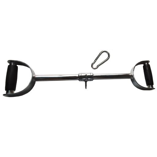 24インチV字型バープレスダウンバーケーブルアタッチメントバーマルチエクササイザージムアタッチメン..