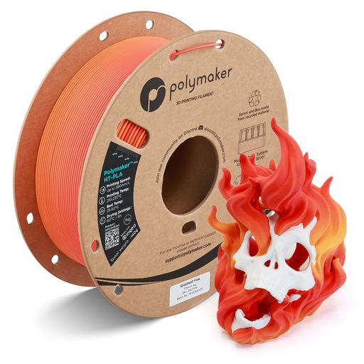 POLYMAKERのHT-PLAフィラメントは、150°Cまでの温度でも反りや変形を起こさずに耐えられるよう設計された、高品質な耐熱性3Dプリント素材です。 HT-PLAは、工業用グレードの耐久性と標準PLAの容易な印刷性・高精度を兼ね備えています。最大300MM/秒の印刷速度にも対応し、高機能部品をかつてない速さで造形できます。 高温環境下でも信頼性の高い高強度3Dプリントフィラメントをお探しなら、HT-PLAが最適なソリューションです。 素材:PLA フィラメント径:1.75 MM(プラスマイナス0.05 MM) フィラメント重量:1 KG スプール径:20 CM / スプール穴径:5.5 CM / スプール厚:6.5 CM