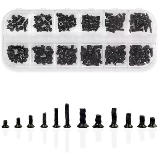 ノートパソコン用セットプラス平頭炭素鋼PCネジセットハードディスク用ステンレスメガネ修理腕時計修理..