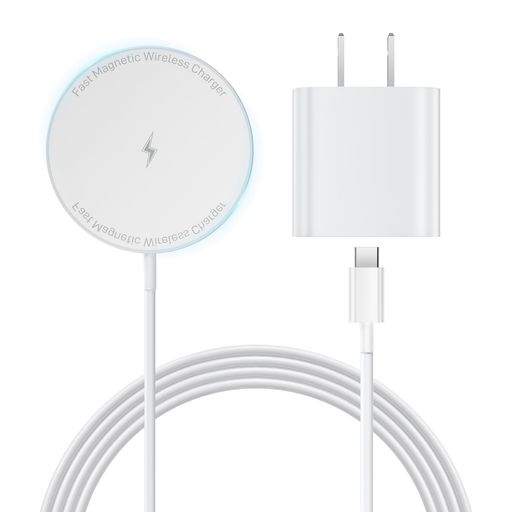 ワイヤレス充電器MAGSAFE充電に適合【20W出力のUSB-Cアダプター付属】1.5Mケーブルマグネット式IPHONE充電器最大15W出力置くだけ薄型軽量強力磁気吸着IPHONE16/15/14/13/12シリーズAIRPODS ワイヤレス充電器MAGSAFE充電に適合【20W出力のUSB-Cアダプター付属】1.5Mケーブルマグネット式IPHONE充電器最大15W出力置くだけ薄型軽量強力磁気吸着IPHONE16/15/14/13/12シリーズAIRPODS